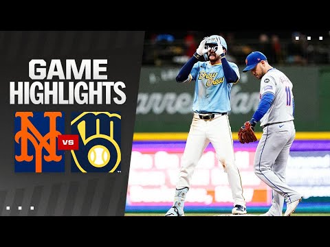 メッツ対ブルワーズの試合ハイライト (9/27/24) | MLB ハイライト