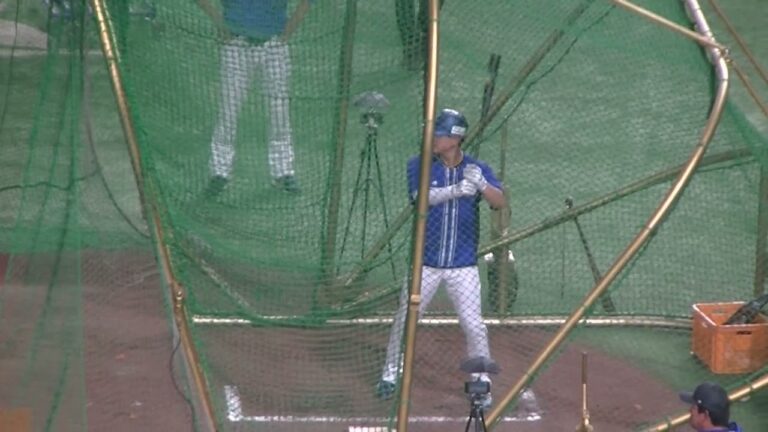 CSファイナル試合前練習〜柴田竜拓 京田陽太フリーバッティング〜2024年10月17日 CS　横浜DeNAベイスターズ　対読売ジャイアンツ戦