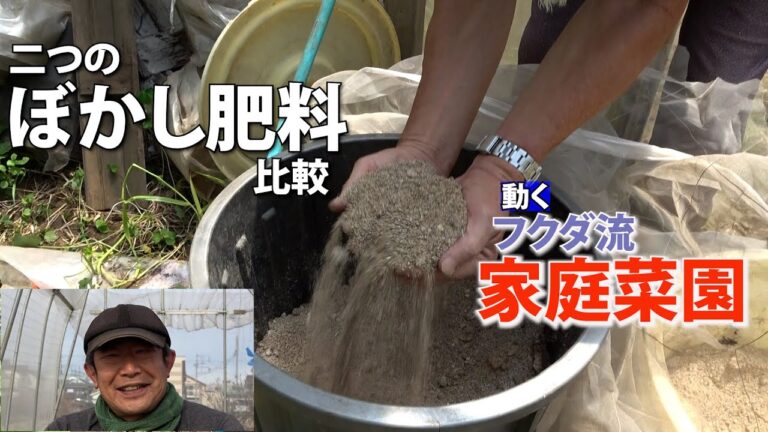 【家庭菜園】今年のぼかし肥料作り　「東京８」使って発酵（おまかせ菜園フクダ流）