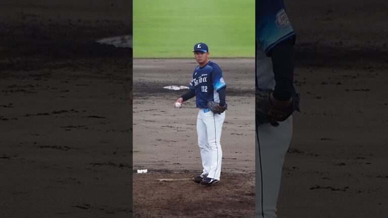 2023.07.09 阪神-埼玉西武(三条パール金属) 粟津凱士 投球シーン