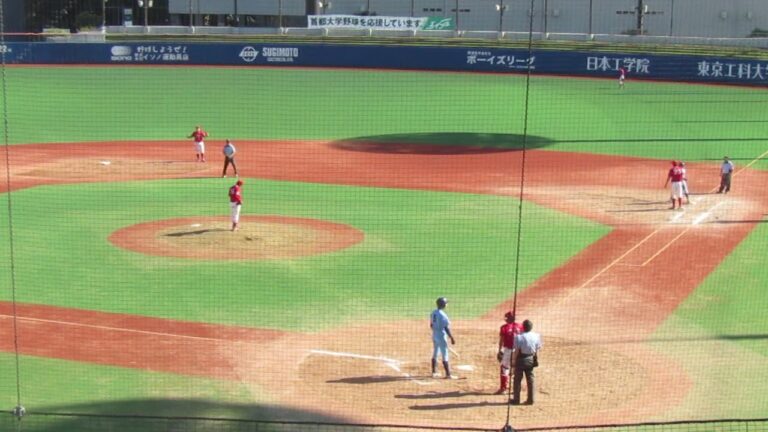 帝京大 榮 龍騰〜山下航汰を内野ゴロに打ち取る＜首都大学野球 日本体育大学 対 帝京大学 2024年10月12日＞