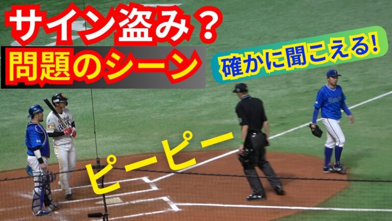 サイン盗み？東克樹が指笛に猛抗議！今宮健太と戸柱も困惑…日本シリーズで異例の試合中断！観客に警告厳重注意【横浜ベイスターズ対ソフトバンクホークス】