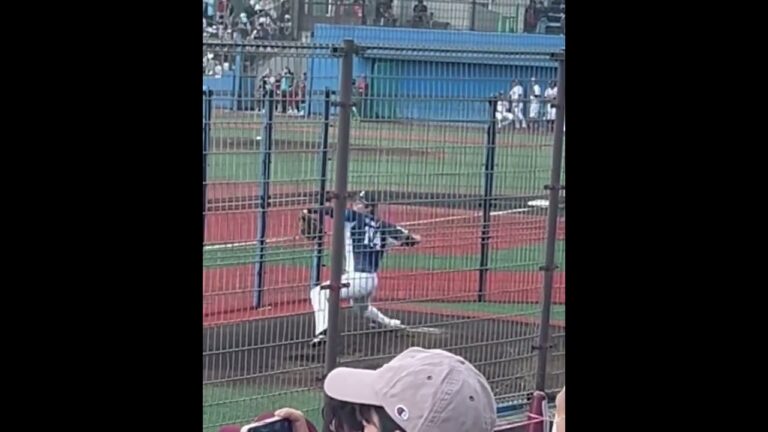 2024.9/29 埼玉西武ライオンズ 上間永遠選手 投球練習の様子