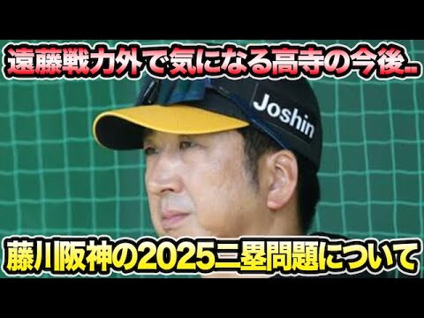 【髙寺の今後は如何に..】藤川阪神の2025超最新セカンド問題を徹底解説!! 遠藤の戦力外で立場が難し過ぎる件について【阪神タイガース】