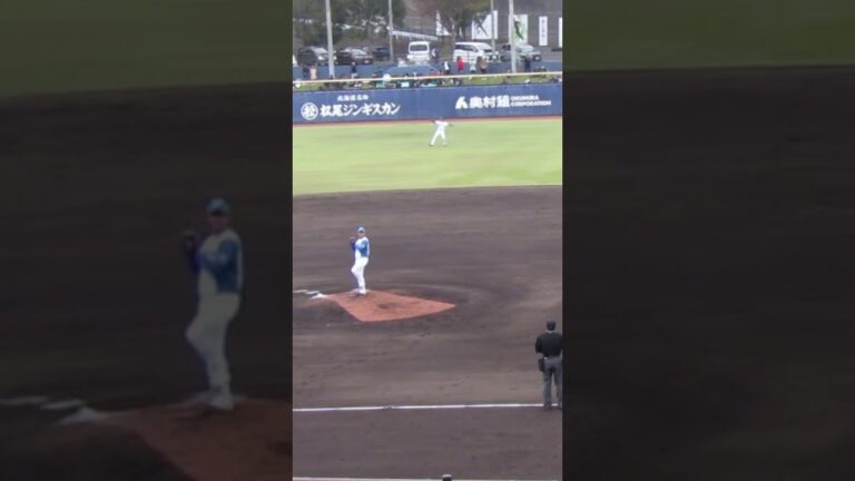【トライアウト】日ハム姫野優也の投球フォーム＜2023年11月15日プロ野球 合同トライアウト＞