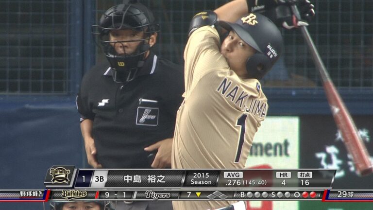 【プロ野球パ】中島5号ソロHR、2試合連続マルチを一発で決める 2015/06/14 Bs-T