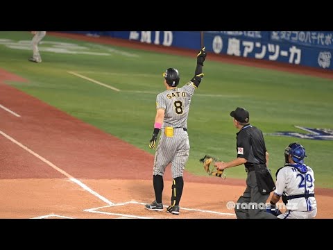 佐藤輝明余りにもかっこよすぎる確信歩きホームラン
