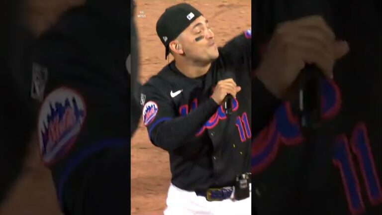 ニューヨーク・メッツの内野手ホセ・イグレシアスがシティ・フィールドで試合後に歌を披露 |ヤフースポーツ