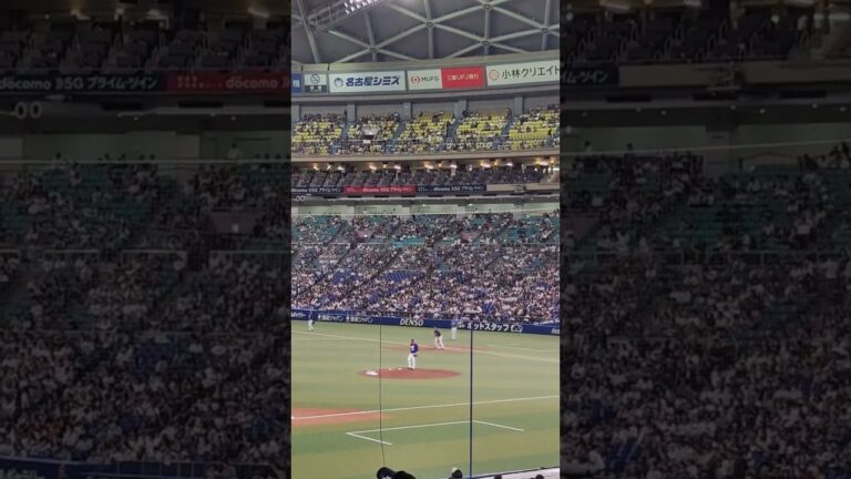 岡野祐一郎選手の投球練習シーン #中日ドラゴンズ