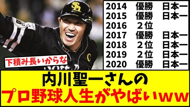 内川聖一さんのプロ野球人生ｗｗｗｗｗｗｗｗｗｗｗｗ