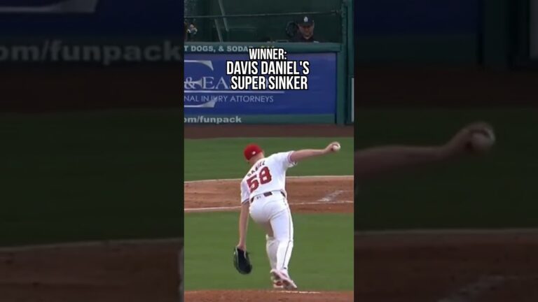 今年の最低ピッチ。勝者: デイビス ダニエルのスーパー シンカー