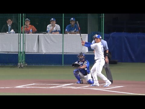 柳裕也　激似！！牧秀吾のモノマネで打席に立つ！（2024/11/23）