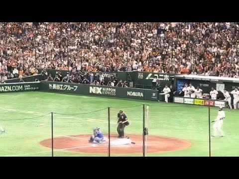 岸田行倫のセーフティスクイズ！巨人勝ち越し！