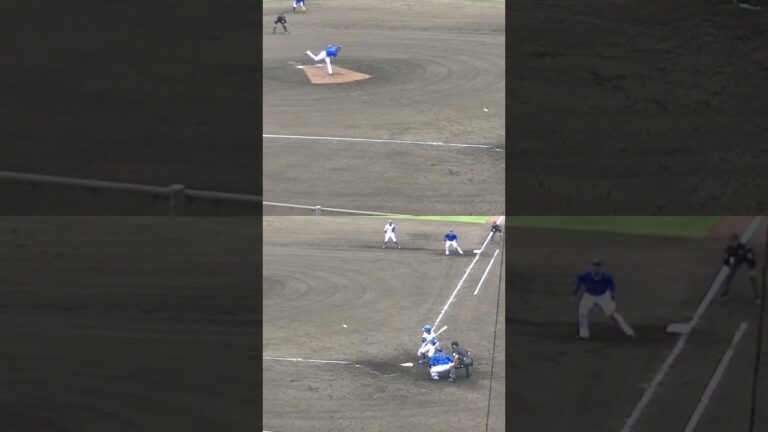 阿部和広を三振にとる堀岡隼人（2024年4月23日 日本ハムファイターズ対 横浜DeNAベイスターズ 2軍） #堀岡隼人