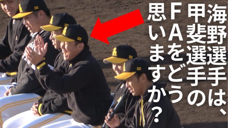 野球少年と今宮健太､川瀬晃､野村勇､海野隆司､佐倉俠史朗､藤原大翔！甲斐拓也のFAに質問が出た結果WWW