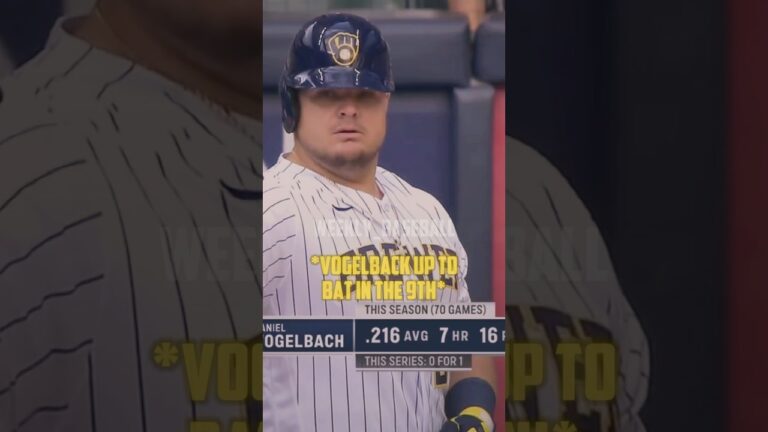 Daniel Vogelbach walk off grand slam #mlb #baseballedits #baseball #shorts