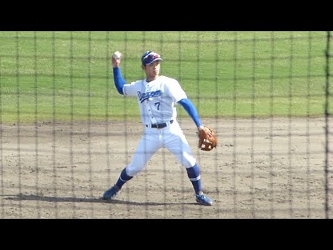 タイムリーヒット打った根尾昂、スタンドから拍手喝采【中日ドラゴンズ 2022年 対広島カープ プロ野球 2軍ファーム戦 ウエスタンリーグ ナゴヤ球場】