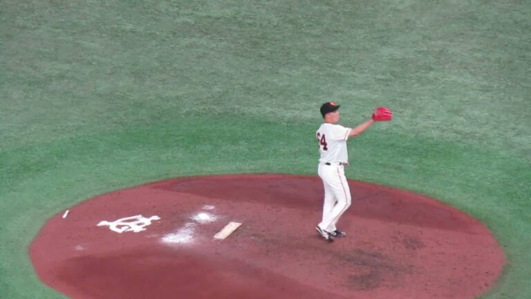 大江竜聖のピッチングフォーム 2023年3月18日オープン戦 読売ジャイアンツ対 日本ハムファイターズ