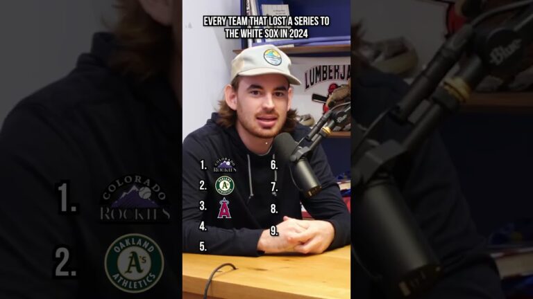 2024年にホワイトソックスにシリーズで敗れたすべてのチーム #野球 #mlb #ホワイトソックス #悪い