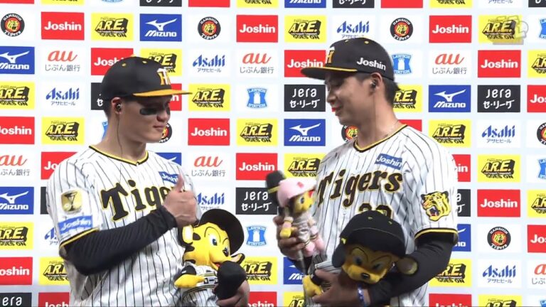 【#森下翔太 選手、#井上広大 選手のヒーローインタビュー、#岡田彰布 監督インタビュー】9月4日(水) 阪神vs中日（甲子園）