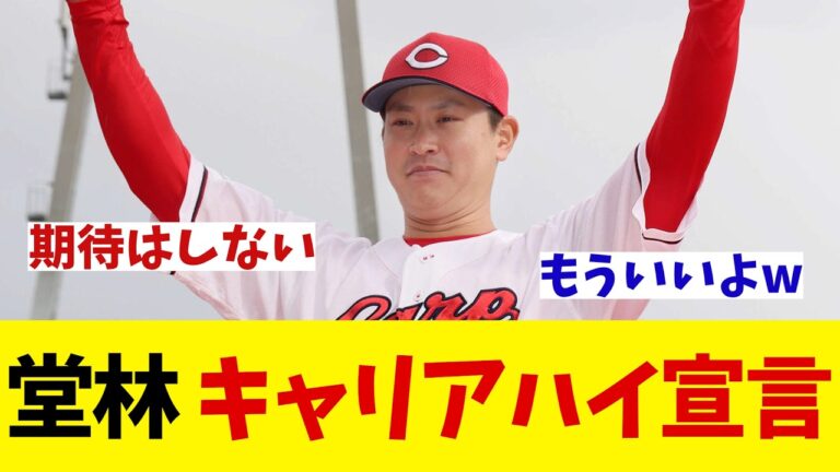広島・堂林翔太　来季勝負の年に全試合出場宣言！！！【野球情報】【2ch 5ch】【なんJ なんG反応】【野球スレ】