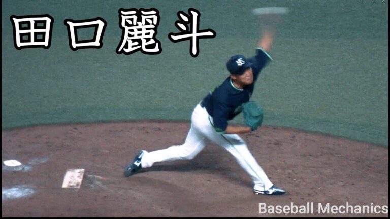 [ヤクルト] 田口麗斗 投球フォーム (スローモーション付)