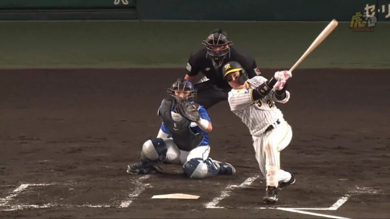 【重要な先制点】2回裏、 #梅野隆太郎 選手が左中間タイムリーツーベースヒット！【2024/9/10Ｔ－ＤＢ】