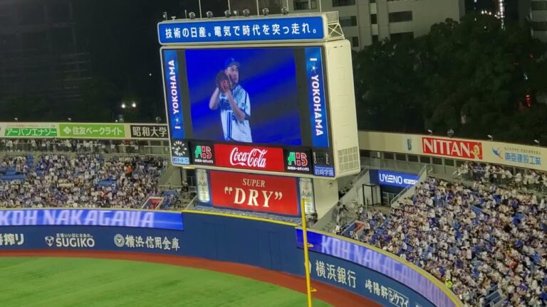 20240607　中川虎大が登板！　8回表　横浜DeNAﾍﾞｲｽﾀｰｽﾞ@横浜ｽﾀｼﾞｱﾑ･ｳｨﾝｸﾞ席(BAY SIDE) ﾊﾏｽﾀ  日本生命ｾ･ﾊﾟ交流戦