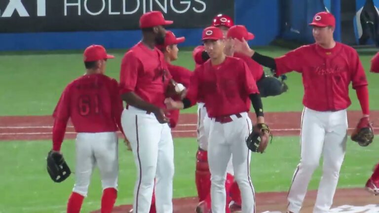 テイラー・ハーン9回登板⚾二俣のファインプレーで盛り上げ⤴️ハーン打者3人抑えゲームセット❗　対ヤクルトスワローズ2024.8.18