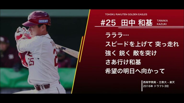 東北楽天ゴールデンイーグルス  田中和基  応援歌(2作目)