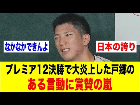 プレミア12決勝で大炎上した戸郷翔征のある言動に賞賛の嵐【野球情報反応スレ】【2ch 5ch】【なんJ なんG】