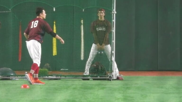 楽天、岸孝之と田中将大投手の試合前練習の様子　in東京ドーム【巨人対楽天イーグルス　オープン戦】ハイライト　2023/3/26