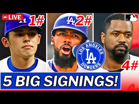 緊急！ドジャースがMLBで5人の大型契約を締結！ 5位はファンを驚かせた！ロサンゼルス・ドジャースのニュース