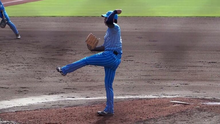 2023.08.06 北海道日本ハム-埼玉西武(鎌ヶ谷スタジアム) 齊藤大将 投球シーン