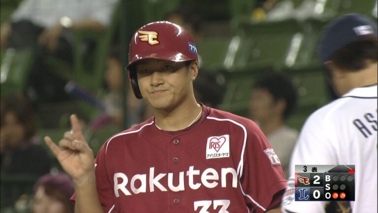 マジック消化へ向け、銀次が先制の2点タイムリー！ 2013.09.25 L-E