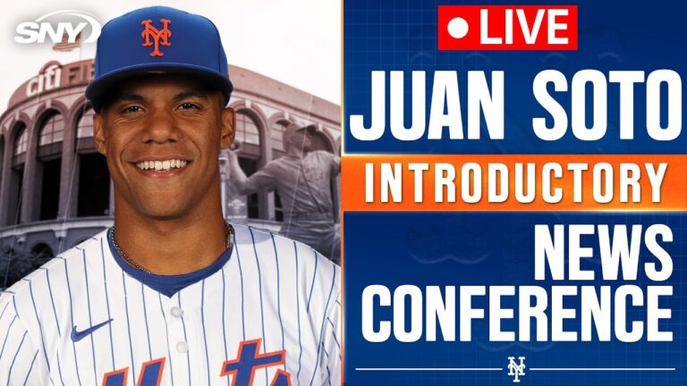 フアン・ソト ニューヨーク・メッツの入団記者会見 | SNY