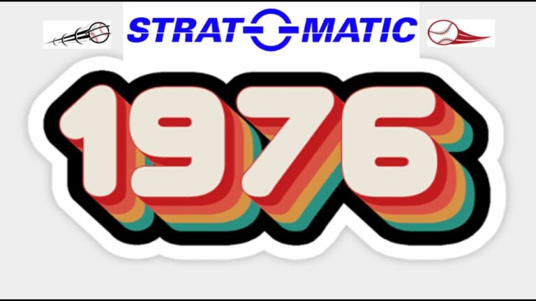ストラトマティック ベースボール カード & ダイス - 1976 年バイセンテニアル トーナメント タイガース vs インディアンス 第 2 戦