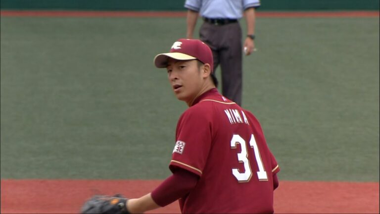 【プロ野球パ】美馬の超反応!!ピッチャー返しをスーパーキャッチ  2015/07/05 E-F