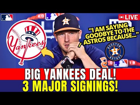 MLB緊急！アレックス・ブレグマンがヤンキースとメジャー契約？今すぐ見てください!ニューヨーク・ヤンキースのニュース
