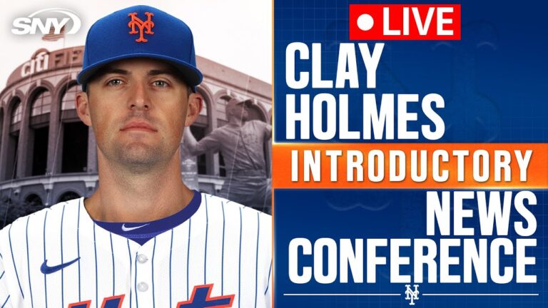 クレイ・ホームズ紹介記者会見 |ニューヨーク・メッツ | SNY