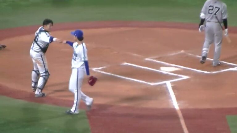 【DeNA】京山将弥〜岸田行倫を打ち取りベンチへ〜2024年6月27日 横浜DeNAベイスターズ対 読売ジャイアンツ 横浜スタジアム