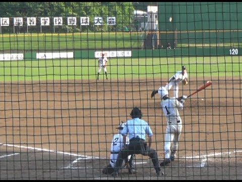日大三・櫻井のホームラン！ 清宮キラーの二刀流が高校通算28号!!　春季関東大会 vs専大松戸・川上