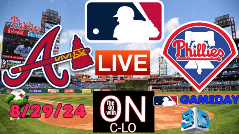 🔴アトランタ・ブレーブス対フィラデルフィア・フィリーズ。 MLB野球のライブ。プレイバイプレイ、3D プレゼンテーションなど!