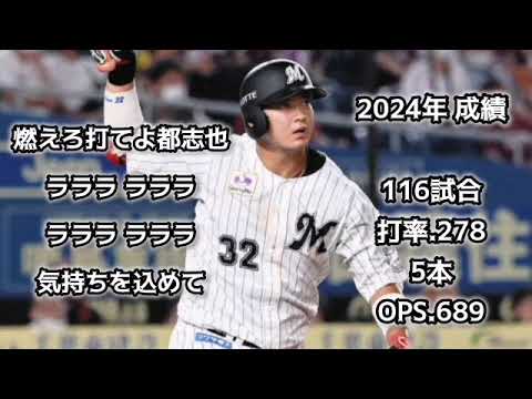 佐藤都志也・ロッテ【1時間耐久】応援歌 広告なし 作業用 睡眠用 千葉ロッテマリーンズ