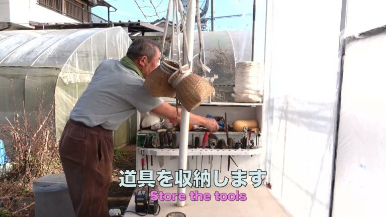 菜園だより241220道具置き場拡張