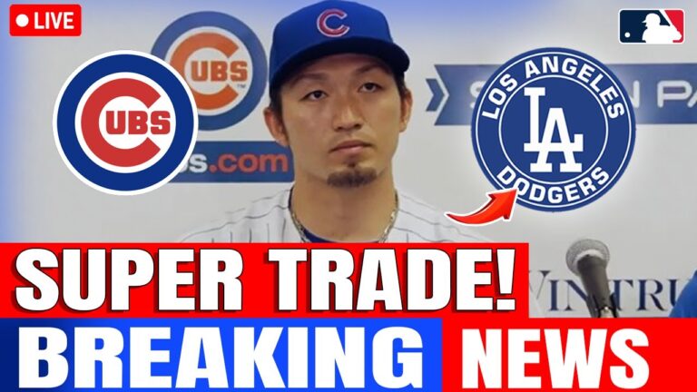 LAST MINUTE! DODGERS MAKING A SUPER TRADE FOR CUBS OUTFIELDER! LOS ANGELES DODGERS