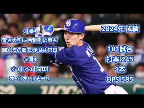 京田陽太・中日【1時間耐久】応援歌 広告なし 作業用 睡眠用 中日ドラゴンズ