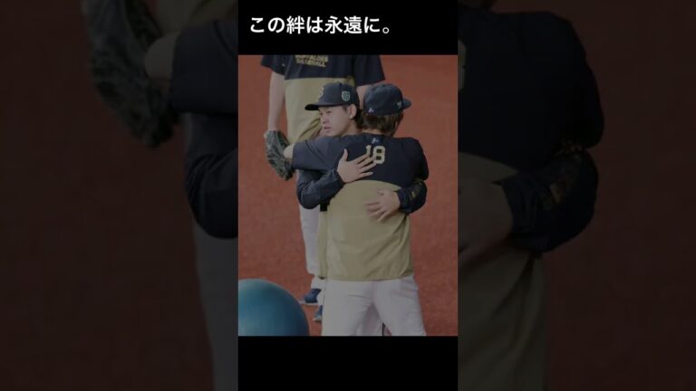この絆は永遠に。#山本由伸 #宮城大弥 #プロ野球 #オリックスバファローズ #感動 #Uru #remember