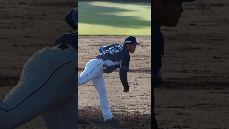 2024.08.18 BC茨城-埼玉西武 #粟津凱士 投球シーン (笠間市民球場) #seibulions #プロ野球