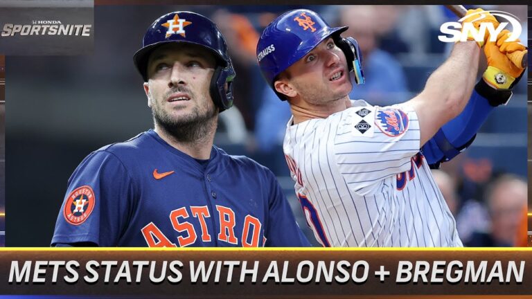 ピート・アロンソとアレックス・ブレグマンのメッツの現在の状況 |スポーツナイト | SNY